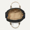 The Travel Duffle in Ink shown open from the top. 