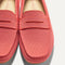 Close up of the toe and vamp of The Men's Daily Driver in Cayenne. 