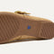 The sole of The Max Buckle Mary Jane in Tan Woven.