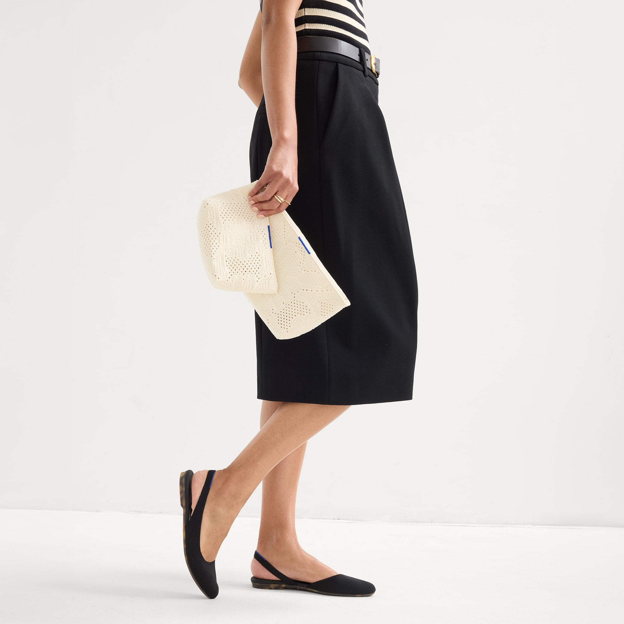The Travel Pouch Set in Moonflower | Rothy's