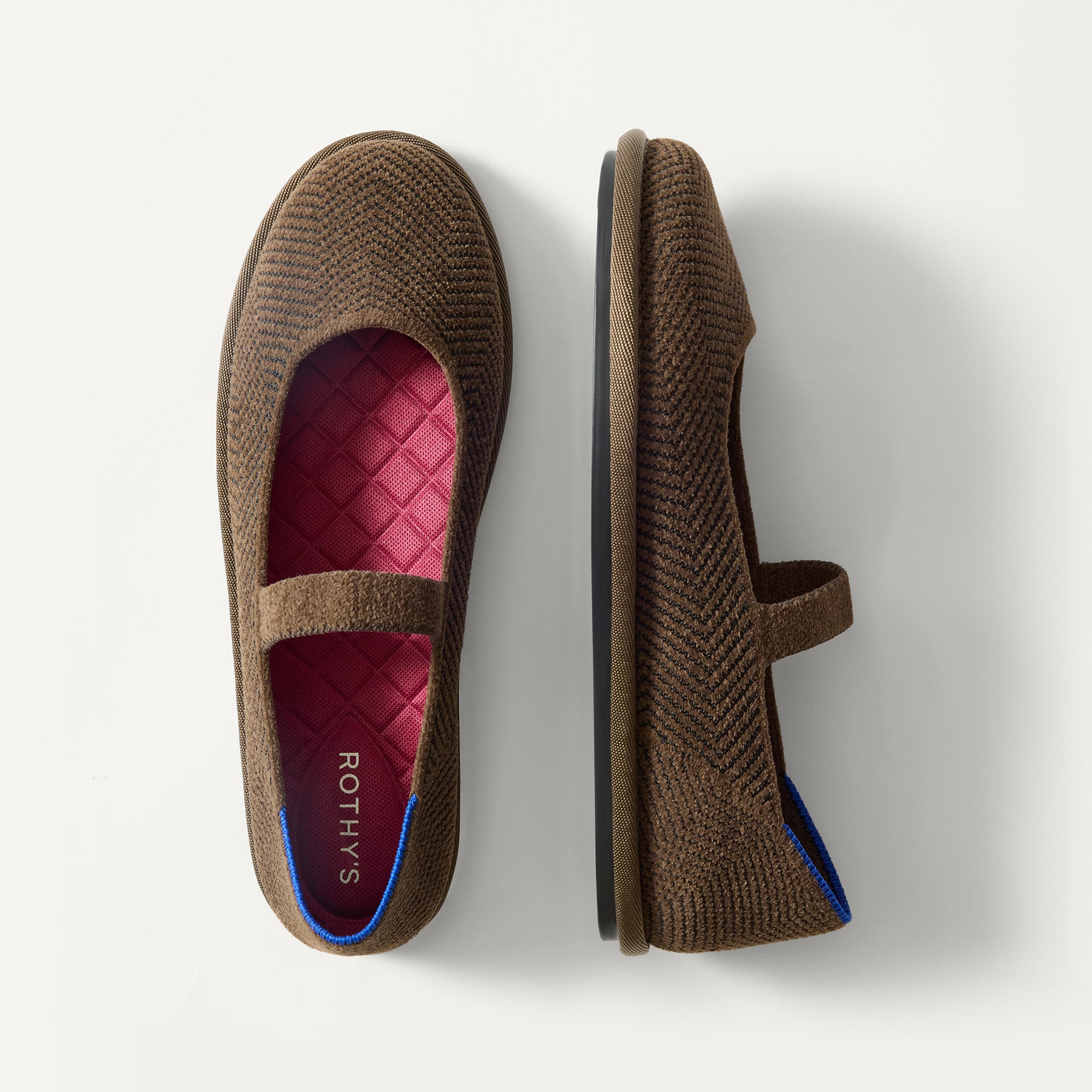 The Cruiser Mary Jane in ReVelvet™ Dark Herringbone | Rothy's