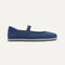 side | The Cruiser Mary Jane in ReVelvet™ Navy shown from the side.