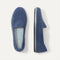 PDP | The Cruiser Loafer in ReVelvet Fog Herringbone shown from the top. 