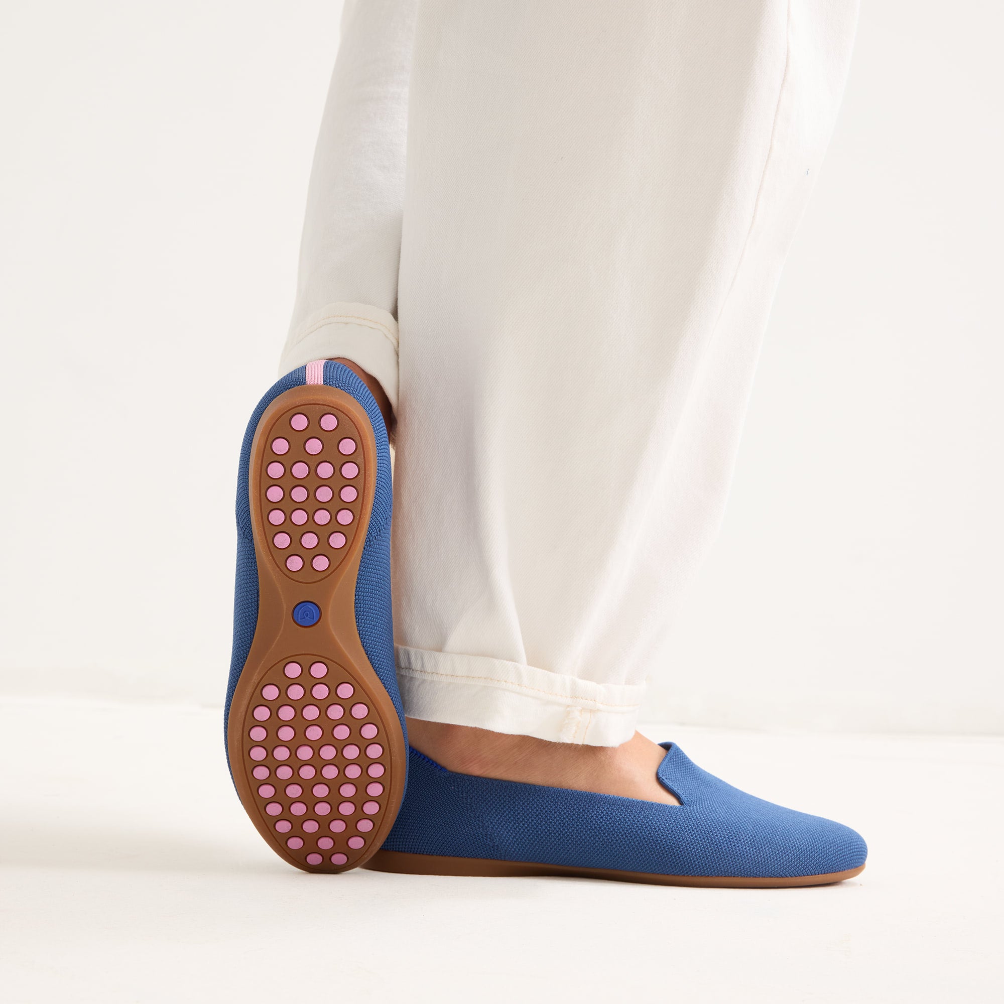 Rothy\'s Yellow and Blue Slip-On Loafers Rothys-Mens-Shoes-Featured-  main image 3