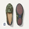 PDP |The Daily Loafer in Green Camo shown from the top with one shoe showing the outsole. 