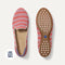 PDP |The Daily Loafer in Sunkiss Stripe shown from the top with one shoe showing the outsole. 