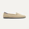 The Daily Loafer in Ecru shown from the side. 