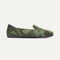 The Daily Loafer in Green Camo shown from the side. 