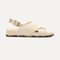 The Weekend Sandal in Coconut shown from the side. 