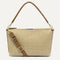 PDP |The Daily Crossbody Bag in Macadamia Open-Knit shown from the front.