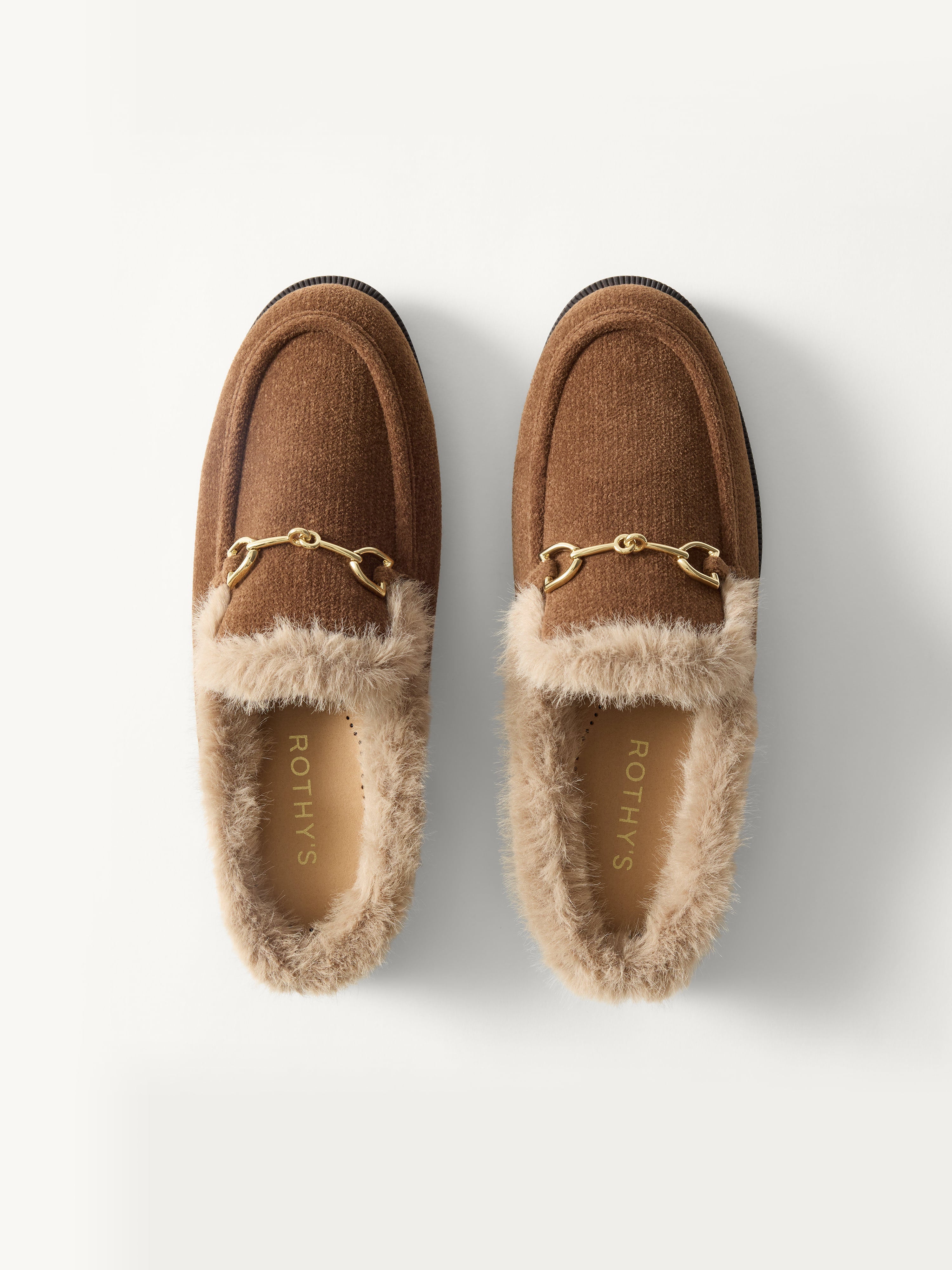 Women's Après Loafer Mule in ReVelvet™ Cinnamon | Rothy's
