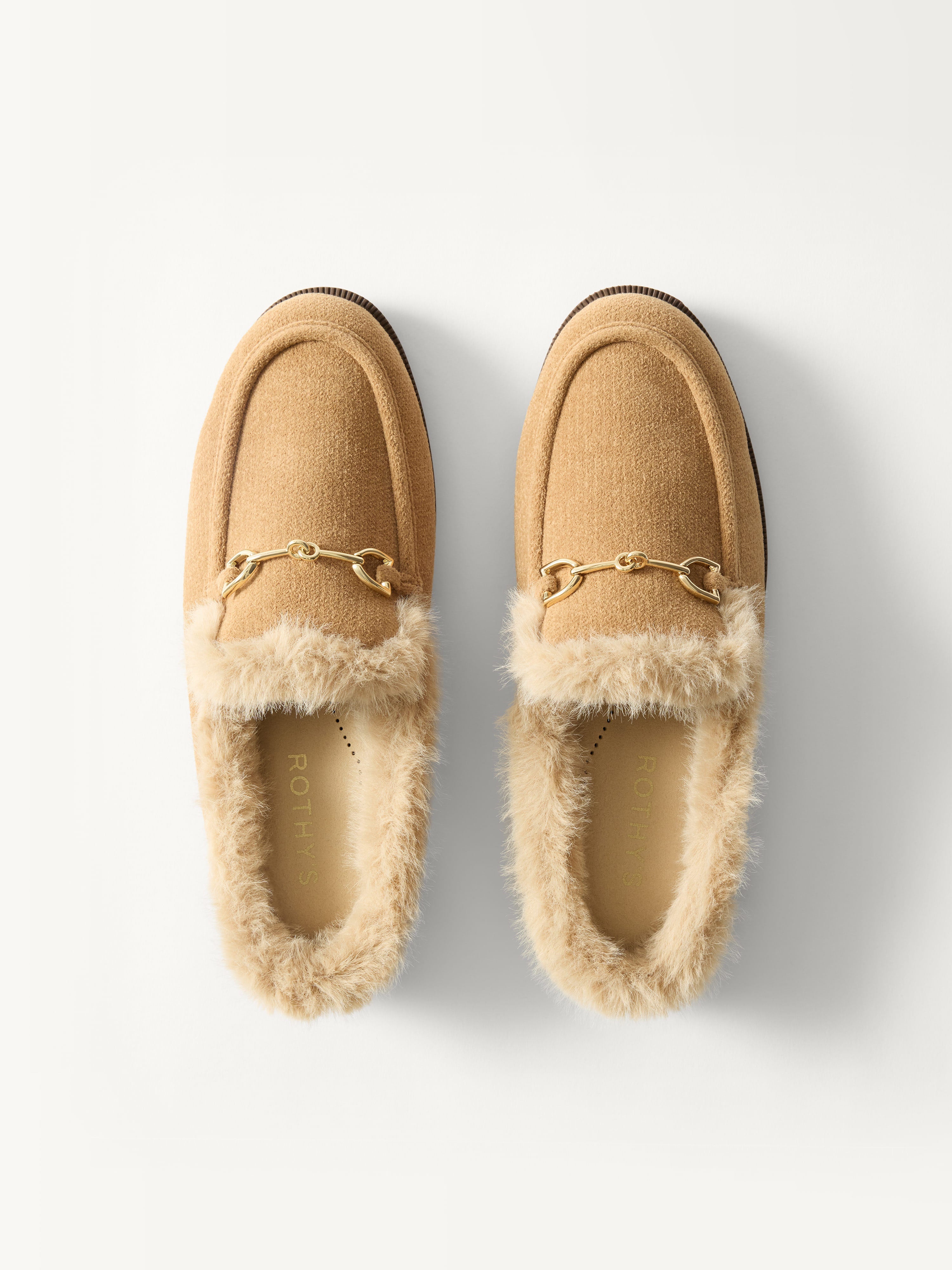 Women's Après Loafer Mule in ReVelvet™ Pecan | Rothy's
