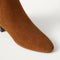 macro | Close up of the toe of The Classic Boot in ReVelvet Russet.