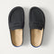 PDP | The Penny Clog in Soft Black shown from the top.