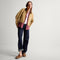 model | An alternate image of a model wearing The Penny Clog in ReVelvet Rodeo Torte.