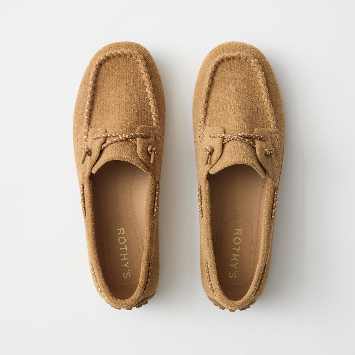 PDP | The Driver Moc in ReVelvet Pecan shown from the top.
