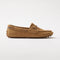 side | The Driver Moc in ReVelvet Pecan shown from the side.