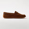 side | The Driver Moc in ReVelvet Russet shown from the side.