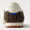 Close up of the heel of The Ivy Sneaker in ReVelvet Cheetah.