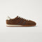 The Ivy Sneaker in ReVelvet Cinnamon shown from the side. 