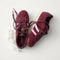 PDP |The Ivy Sneaker in ReVelvet Syrah shown from the top. 