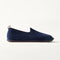 PDP | The Men's Cruiser Loafer in ReVelvet™ Deep Navy shown from the side. 