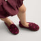 hover | Model wearing The Mini Loafer in ReVelvet™ Heartbeat. 