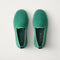 PDP | The Mini Loafer in ReVelvet™ Peapod shown from the top.