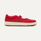 The Kids MJ Sneaker in Hot Sauce shown from the side.