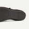 The sole of The Square Mary Jane in Classic Cheetah shown in diagonal view. 