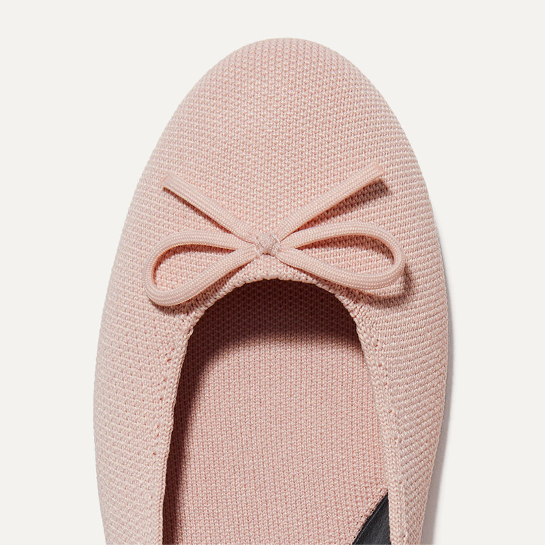 The Ballet Flat in Glamour Red | Women's Shoes | Rothy's