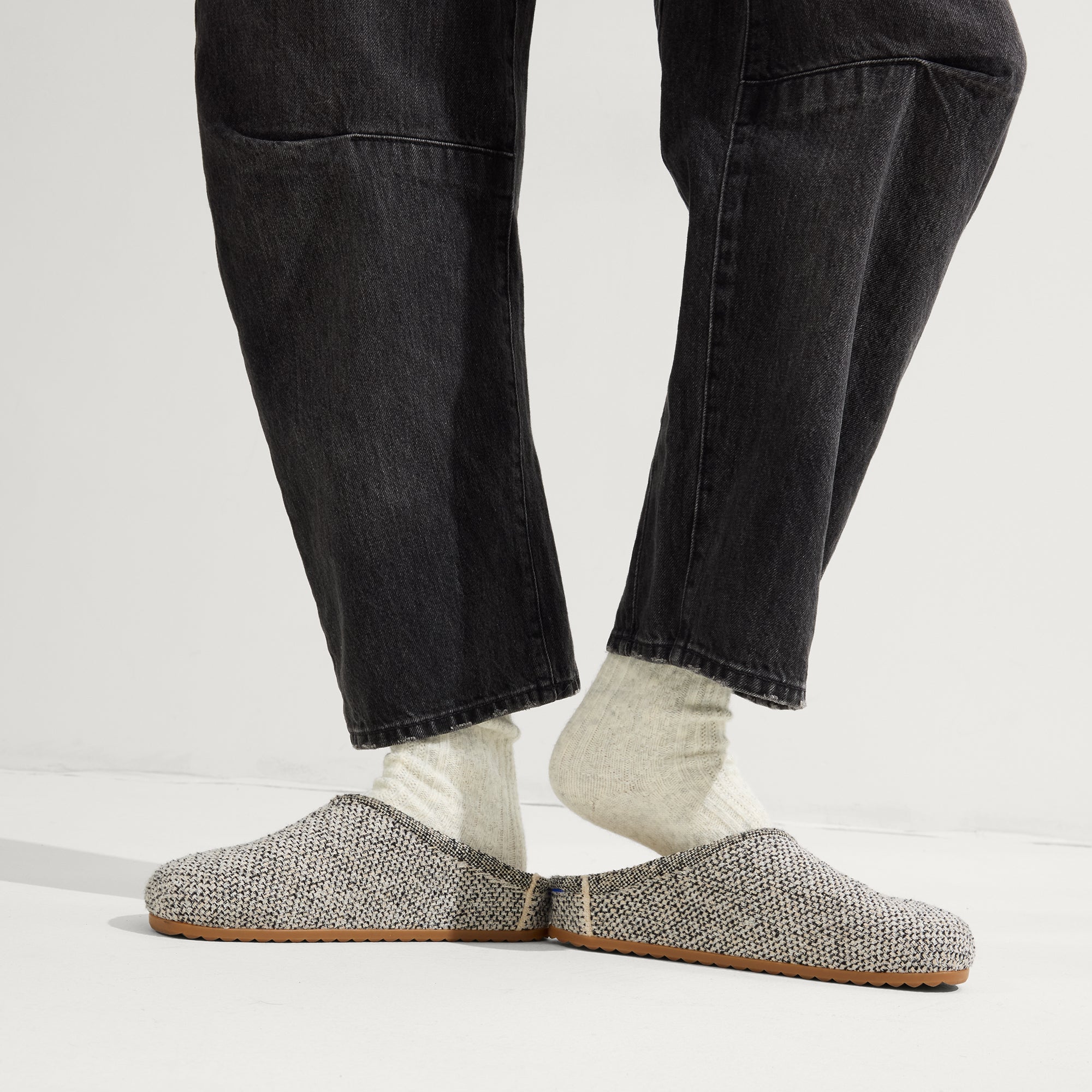 The Cozy Clog in Cookies and Cream Bouclé | Rothy's