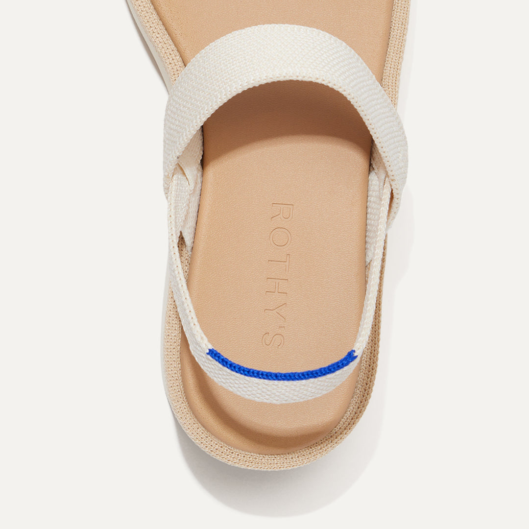 The Lightweight Wedge Sandal - Salt