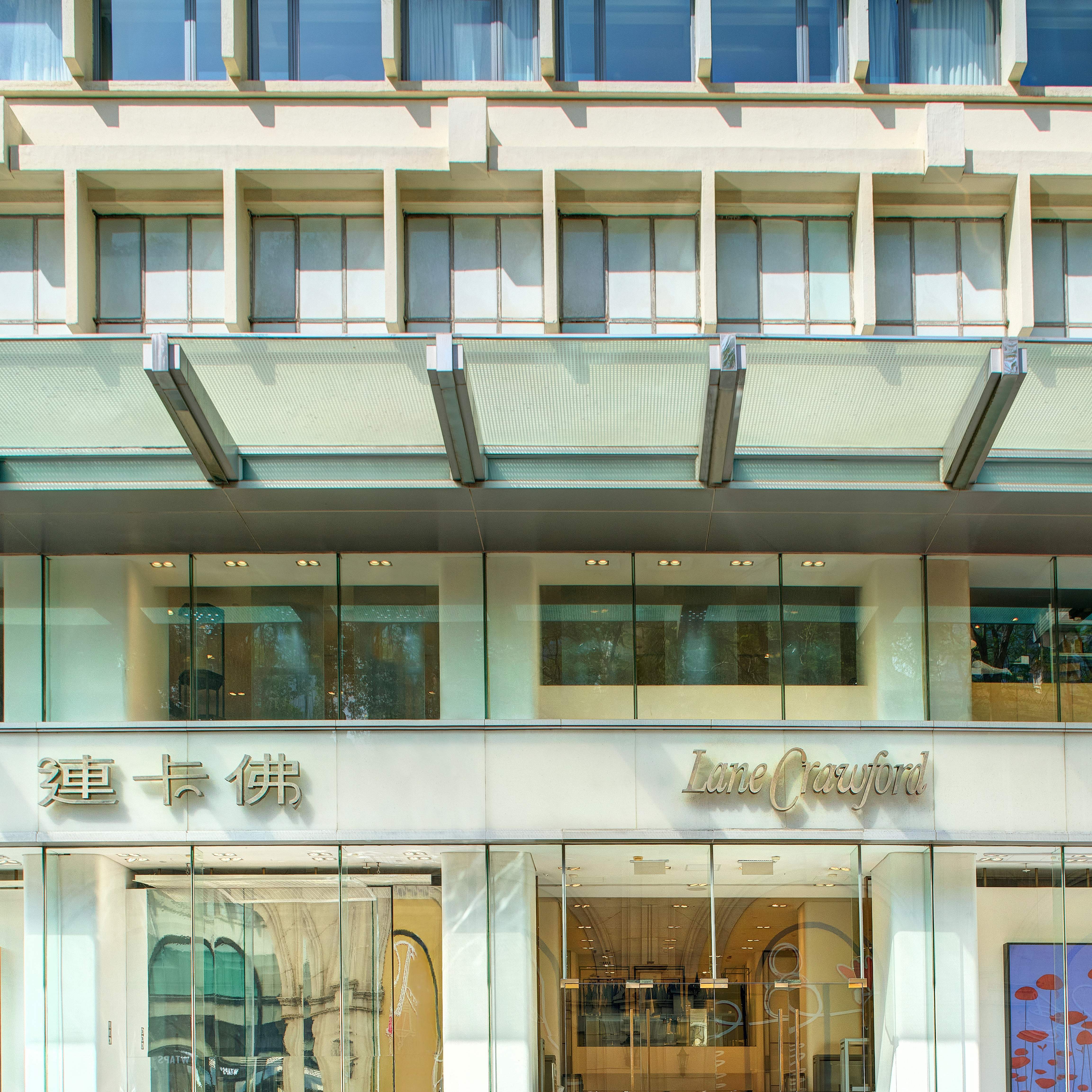 Photograph of Lane Crawford Canton Road Rothy's store in Tsim Sha Tsui, HK