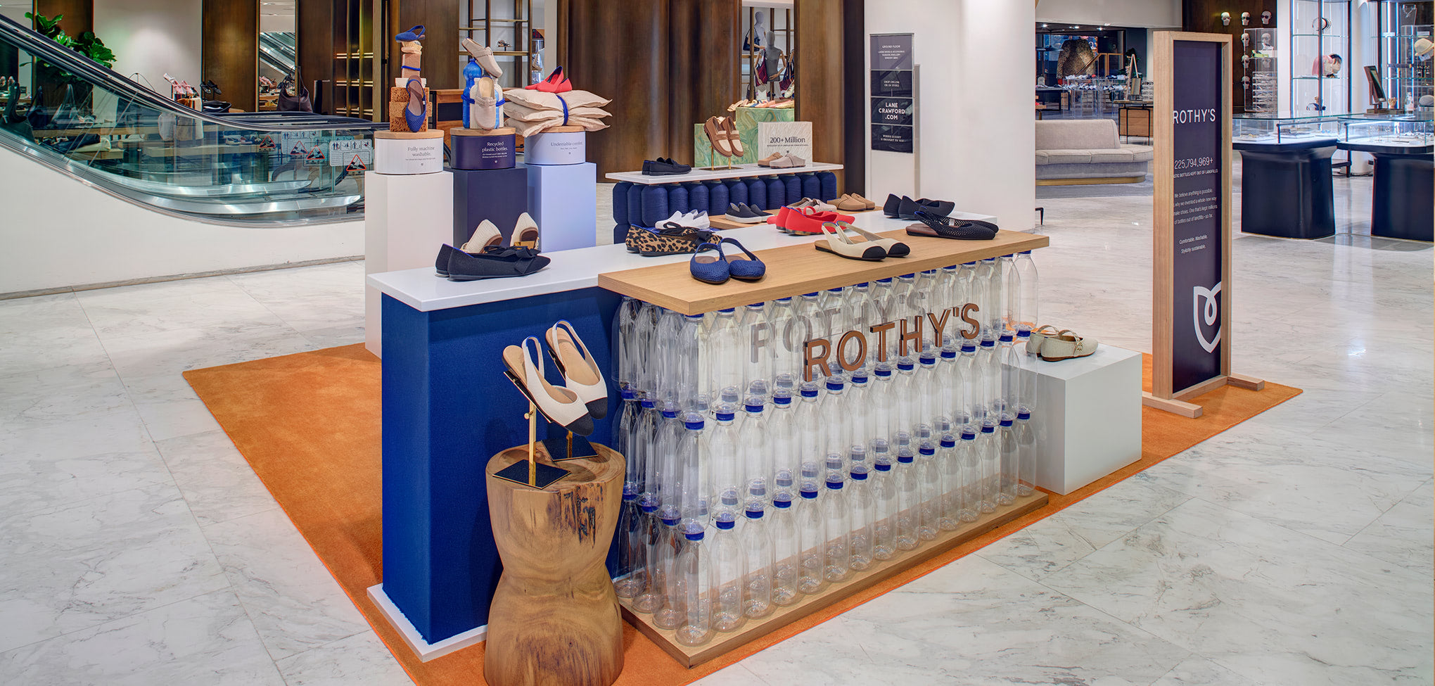 Rothy’s at Lane Crawford Canton Road, Harbour City, 3 Canton Rd, Tsim Sha Tsui, Hong Kong.