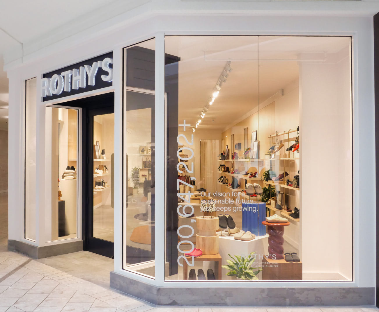 Photograph of Rothy's The Mall at Short Hills Rothy's store in Short Hills, NJ