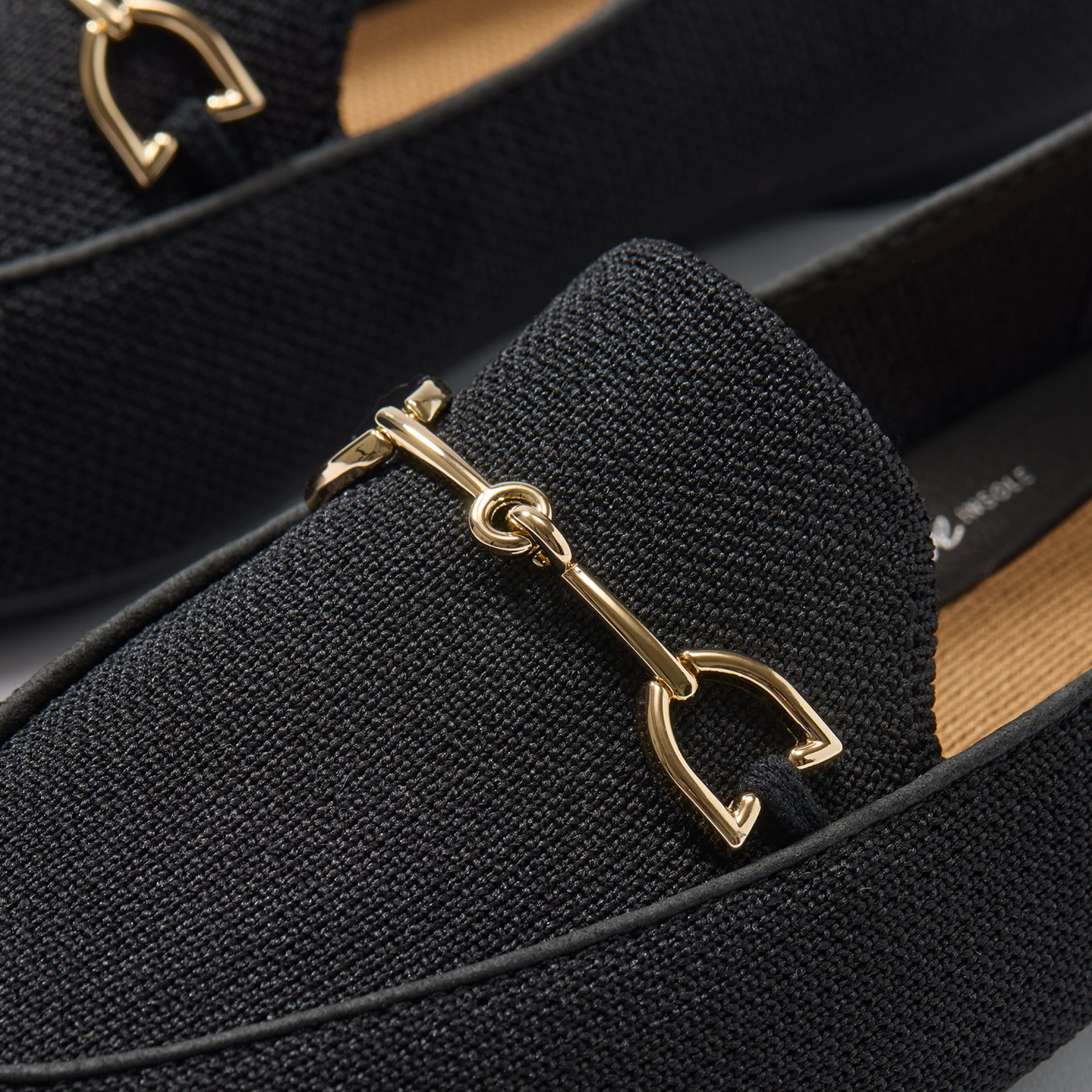 Close up of the bit hardware detail on The Double Bit Loafer.