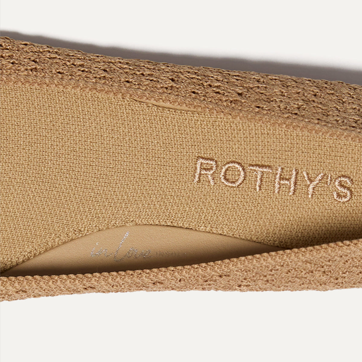 The Max Square in Off White Mesh | Women's Flats | Rothy's