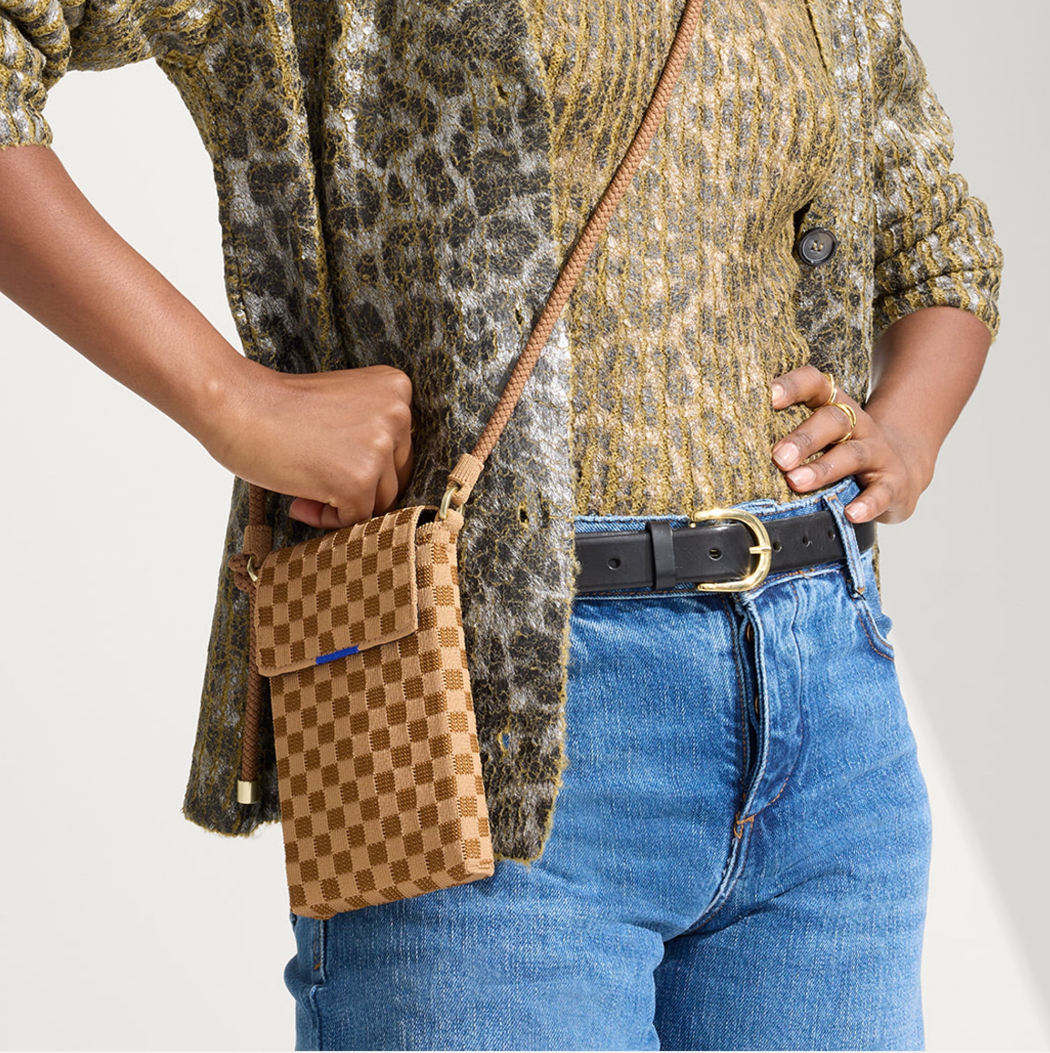 Rothy’s “The Daily good Crossbody” BRAND NEW Rich Cocoa