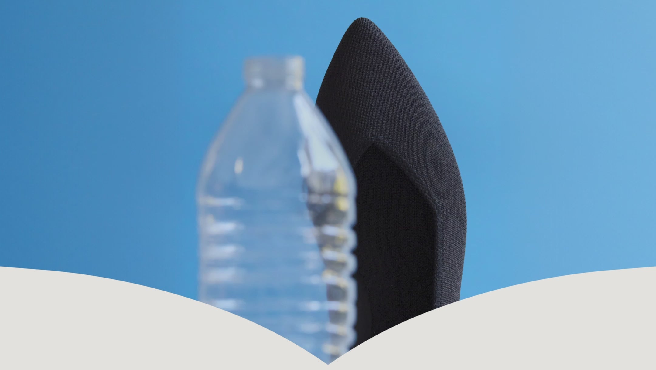 An animation showing an image of a plastic bottle and The Point II in Black, with copy overlay reading "THE POSSIBILITY OF PLASTIC | 194,922,162+ Millions of recycled bottles are just the beginning."