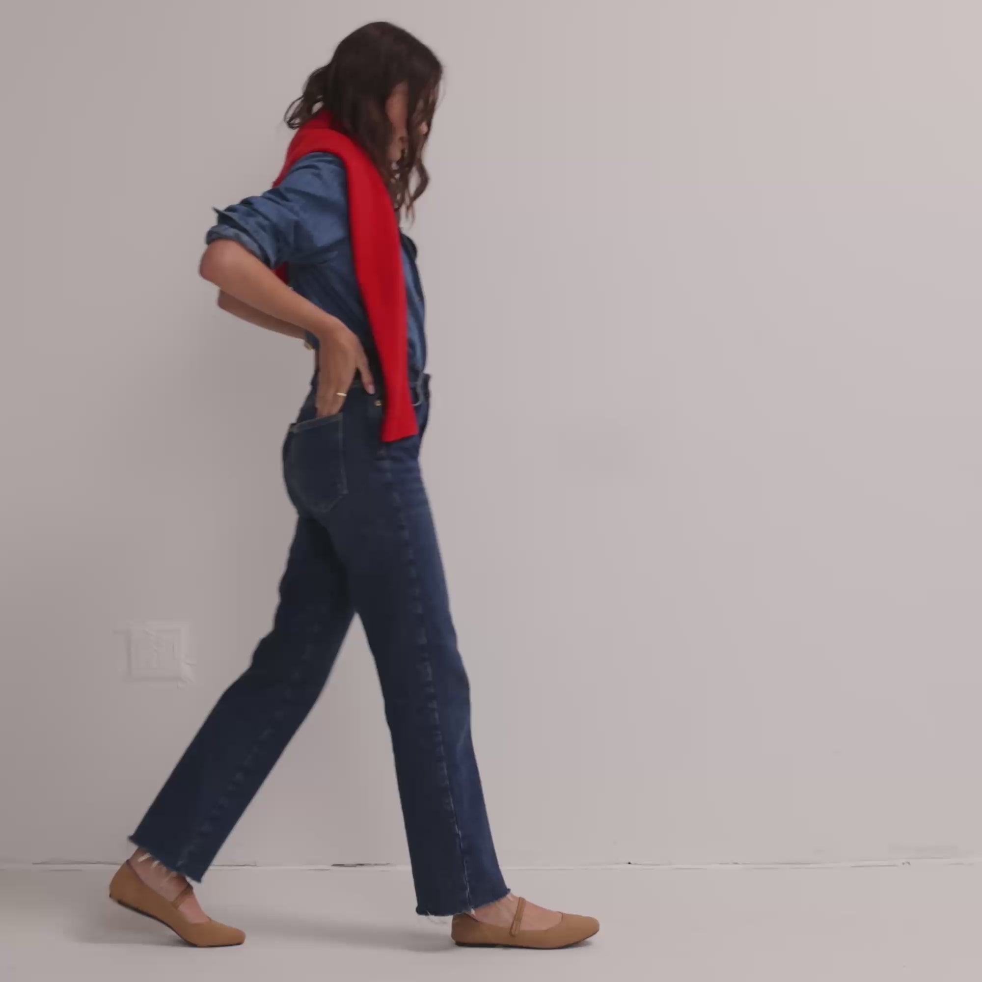 The Square Mary Jane in Deep Navy | Rothy's