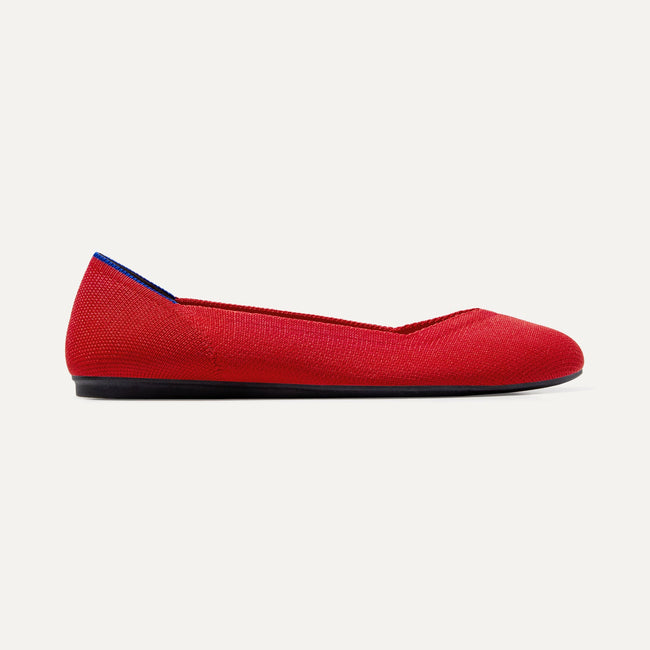 The Flat in Bright Red | Women's Flats | Rothy's