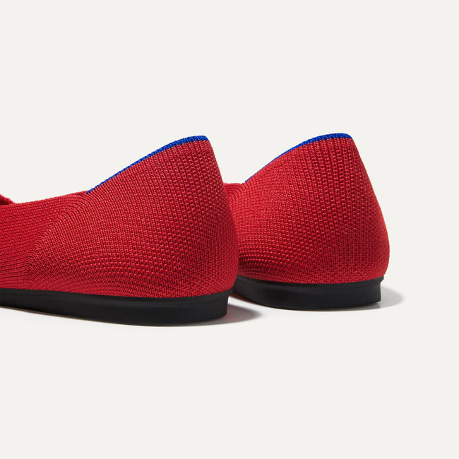 The Flat in Bright Red | Women's Flats | Rothy's