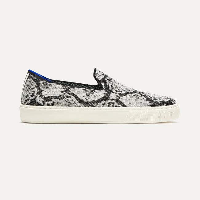 The Original Slip On Sneaker in Python shown from the side. 