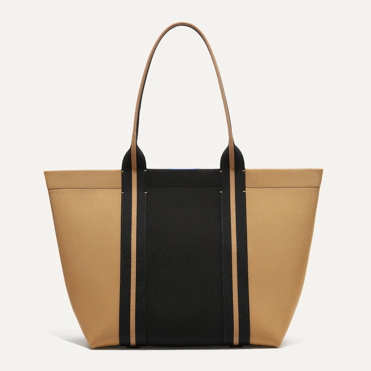 The Essential Tote in Camel and Black | Bags & Accessories | Rothy's