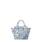 The Mini Handbag in Jardin Blue shown from the front. | PLP
