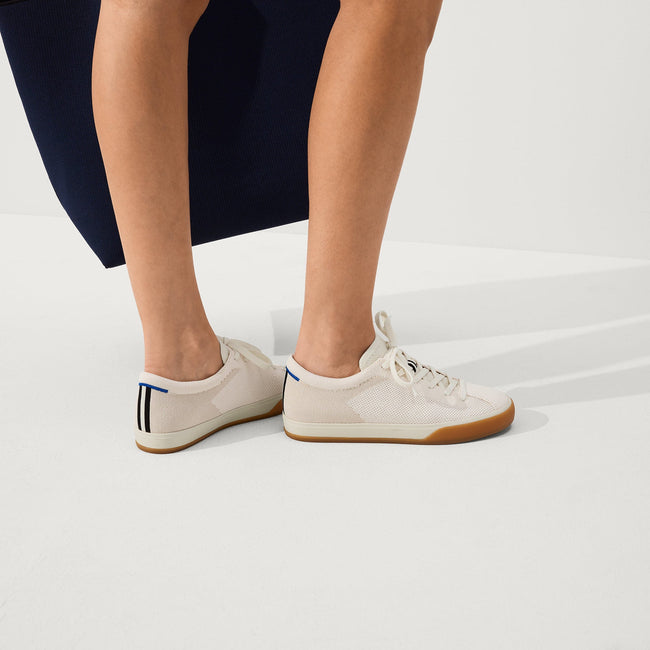 The Lace Up Sneaker in Blonde | Women's |