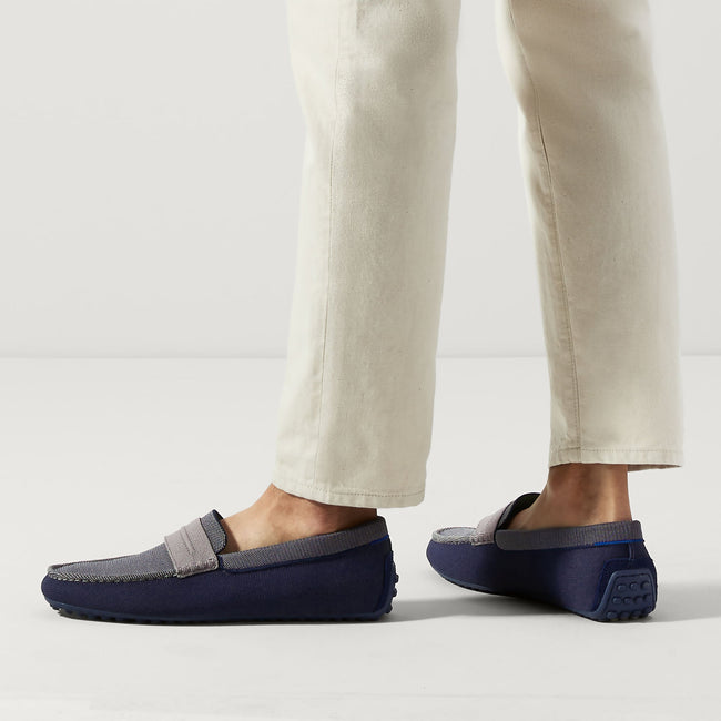 The Driving in Amalfi Blue | Men's Slip-on Loafers Rothy's