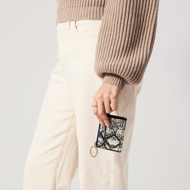 An alternate view of model holding The Wallet Keychain in Python.