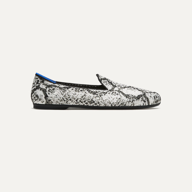 The Almond Loafer in Python shown from the side.